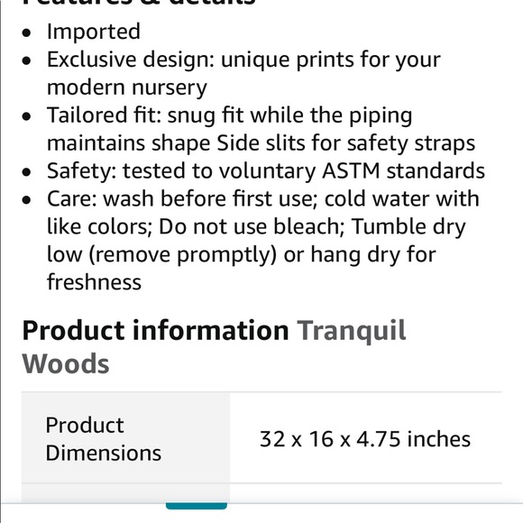 Babyletto changing pad cover - Picture 11 of 11